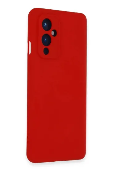 Newface One Plus 9 Kılıf Nano içi Kadife Silikon - Kırmızı resmi