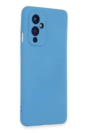 Newface One Plus 9 Kılıf Nano içi Kadife Silikon - Mavi resmi