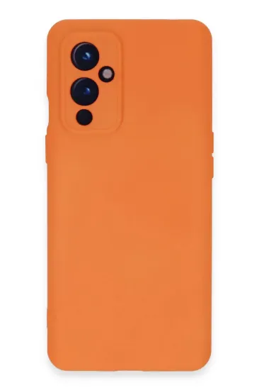 Newface One Plus 9 Kılıf Nano içi Kadife Silikon - Turuncu resmi