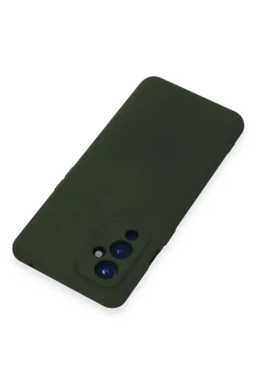 Newface One Plus 9 Kılıf Nano içi Kadife Silikon - Koyu Yeşil resmi