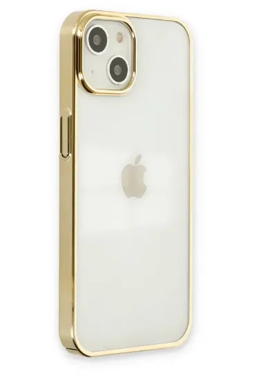Newface iPhone 14 Kılıf Element Silikon - Gold resmi