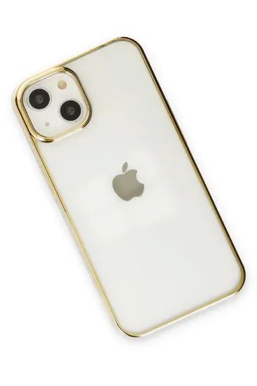 Newface iPhone 14 Kılıf Element Silikon - Gold resmi