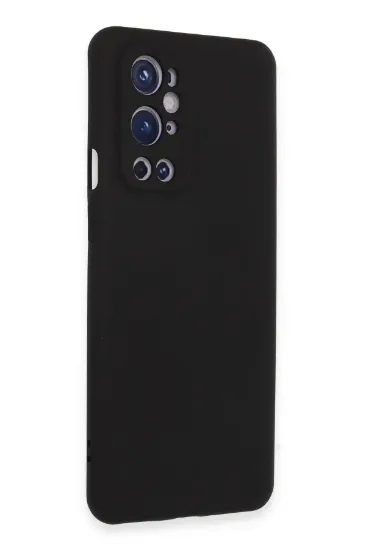 Newface One Plus 9 Pro Kılıf Nano içi Kadife Silikon - Siyah resmi