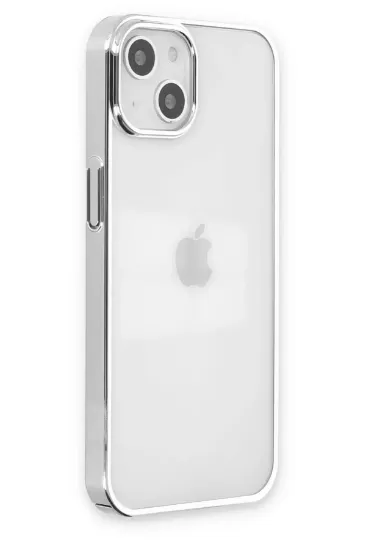 Newface iPhone 14 Plus Kılıf Element Silikon - Gümüş resmi