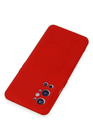 Newface One Plus 9 Pro Kılıf Nano içi Kadife Silikon - Kırmızı resmi