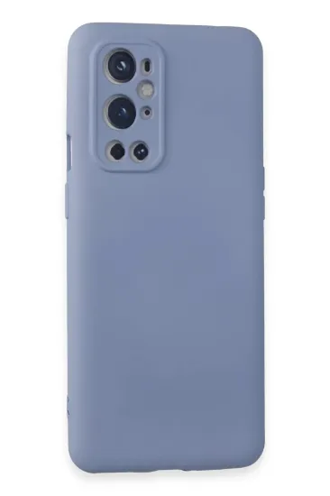 Newface One Plus 9 Pro Kılıf Nano içi Kadife Silikon - Mor resmi
