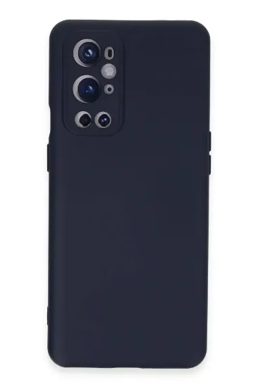 Newface One Plus 9 Pro Kılıf Nano içi Kadife Silikon - Lacivert resmi