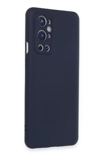 Newface One Plus 9 Pro Kılıf Nano içi Kadife Silikon - Lacivert resmi