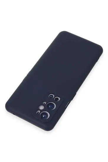 Newface One Plus 9 Pro Kılıf Nano içi Kadife Silikon - Lacivert resmi