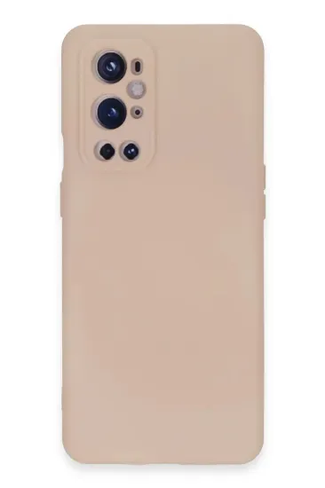 Newface One Plus 9 Pro Kılıf Nano içi Kadife Silikon - Pudra resmi