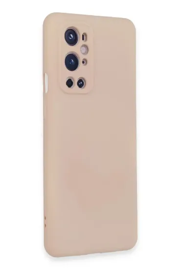 Newface One Plus 9 Pro Kılıf Nano içi Kadife Silikon - Pudra resmi