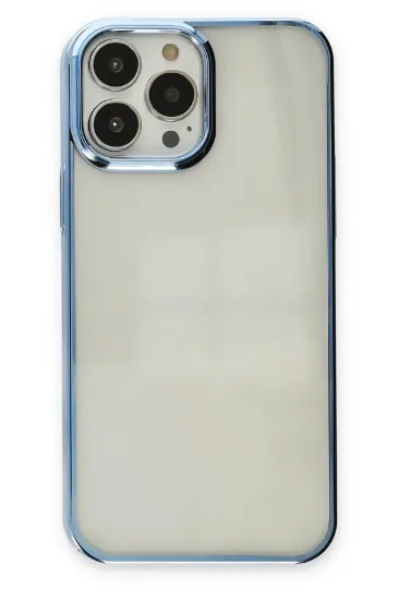 Newface iPhone 14 Pro Max Kılıf Element Silikon - Sky Blue resmi
