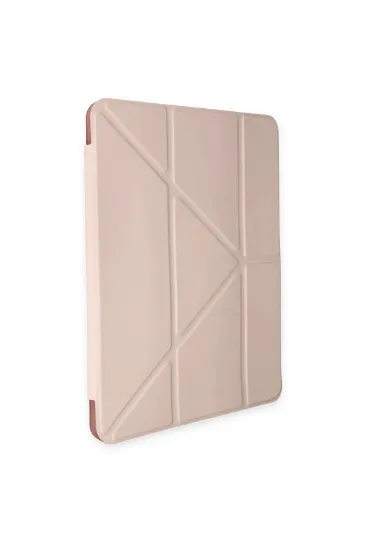 Newface iPad Pro 11 (2018) Kılıf Kalemlikli Mars Tablet Kılıfı - Rose Gold resmi