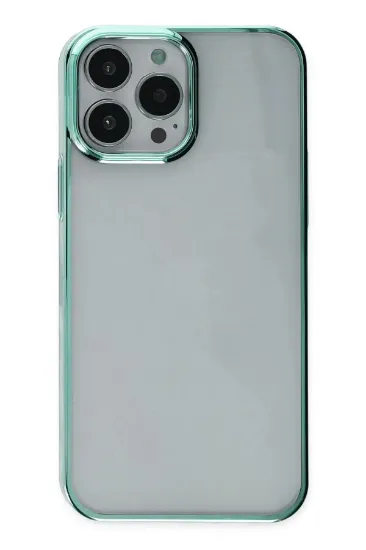 Newface iPhone 14 Pro Max Kılıf Element Silikon - Yeşil resmi