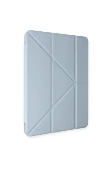 Newface iPad Pro 11 (2018) Kılıf Kalemlikli Mars Tablet Kılıfı - Mavi resmi
