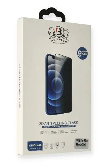 Newface iPhone 12 Bilvis Hayalet Cam Ekran Koruyucu resmi