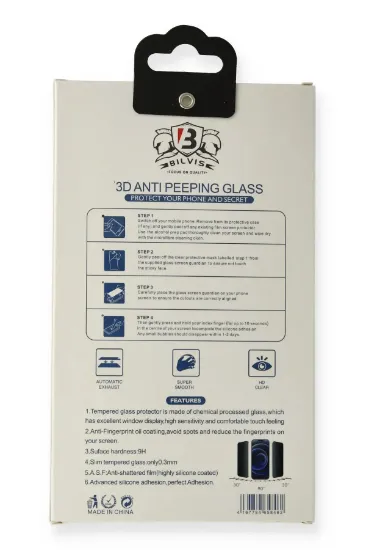 Newface iPhone 12 Bilvis Hayalet Cam Ekran Koruyucu resmi