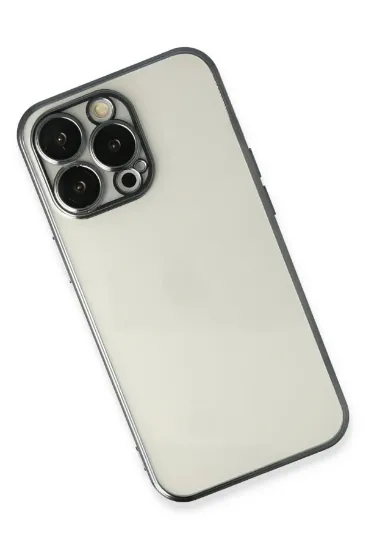 Newface iPhone 14 Pro Kılıf Razer Lensli Silikon - Siyah resmi