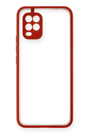 Newface Xiaomi Mi 10 Lite Kılıf Montreal Silikon Kapak - Kırmızı resmi