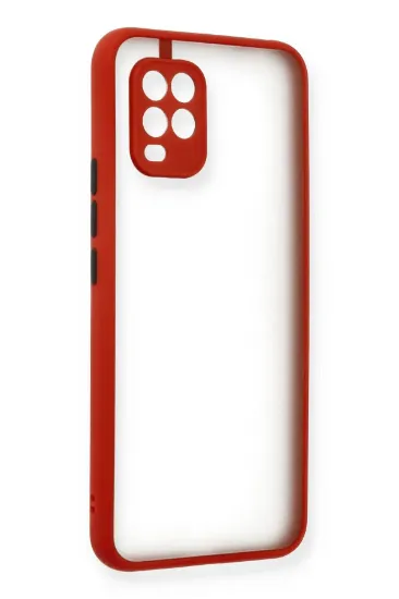 Newface Xiaomi Mi 10 Lite Kılıf Montreal Silikon Kapak - Kırmızı resmi