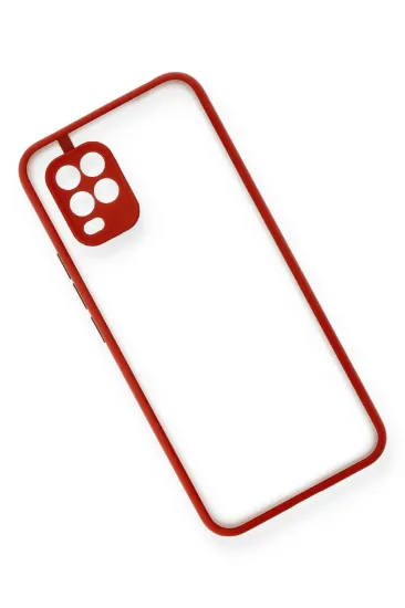 Newface Xiaomi Mi 10 Lite Kılıf Montreal Silikon Kapak - Kırmızı resmi