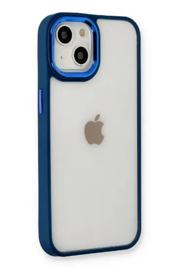 Newface iPhone 14 Plus Kılıf Dora Kapak - Mavi resmi