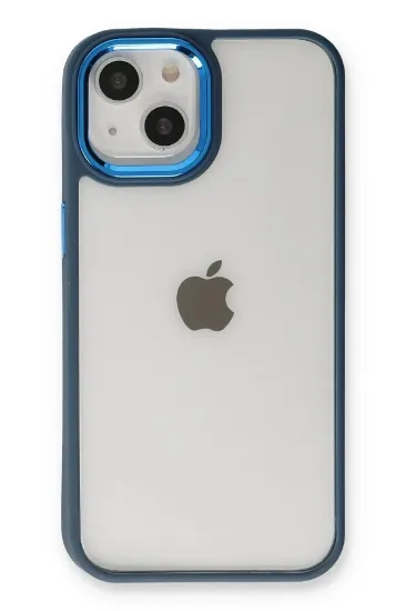 Newface iPhone 14 Plus Kılıf Dora Kapak - Mavi resmi