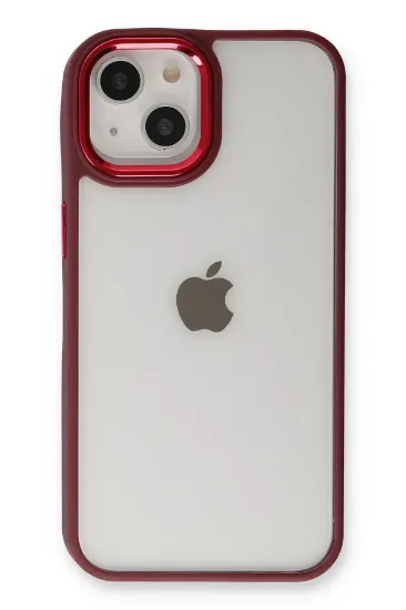 Newface iPhone 14 Plus Kılıf Dora Kapak - Kırmızı resmi