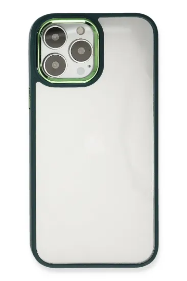 Newface iPhone 14 Pro Kılıf Dora Kapak - Haki Yeşil resmi