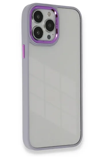 Newface iPhone 14 Pro Kılıf Dora Kapak - Lila resmi