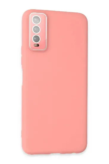 Newface Vivo Y11S Kılıf Lansman Glass Kapak - Pembe resmi