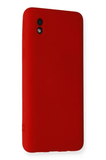 Newface Samsung Galaxy A01 Core Kılıf Nano içi Kadife Silikon - Kırmızı resmi