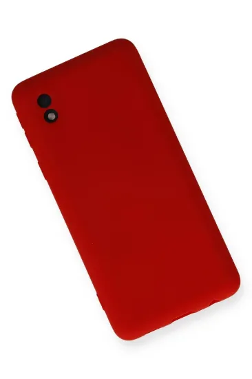 Newface Samsung Galaxy A01 Core Kılıf Nano içi Kadife Silikon - Kırmızı resmi