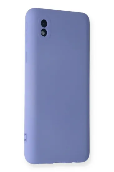Newface Samsung Galaxy A01 Core Kılıf Nano içi Kadife Silikon - Lila resmi