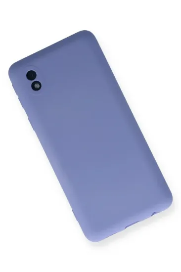 Newface Samsung Galaxy A01 Core Kılıf Nano içi Kadife Silikon - Lila resmi