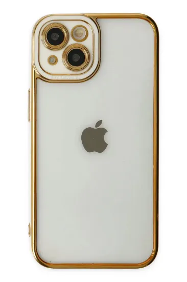 Newface iPhone 14 Plus Kılıf Liva Lens Silikon - Beyaz resmi