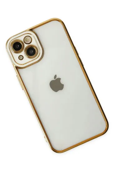 Newface iPhone 14 Plus Kılıf Liva Lens Silikon - Beyaz resmi