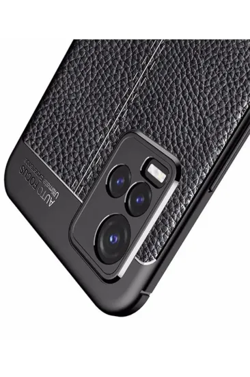 Newface Vivo Y21S Kılıf Auto Focus Kapak - Kırmızı resmi