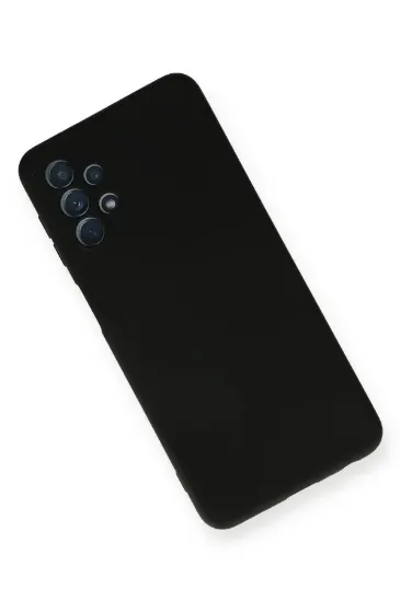 Newface Samsung Galaxy A52 Kılıf Nano içi Kadife Silikon - Siyah resmi