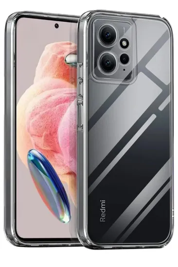 Newface Xiaomi Redmi Note 12 4G Kılıf Lüx Şeffaf Silikon resmi