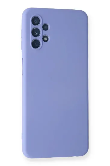 Newface Samsung Galaxy A52 Kılıf Nano içi Kadife Silikon - Lila resmi