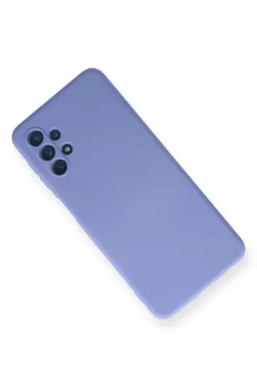 Newface Samsung Galaxy A52 Kılıf Nano içi Kadife Silikon - Lila resmi