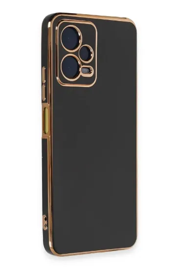 Newface Xiaomi Poco X5 5G Kılıf Volet Silikon - Siyah resmi