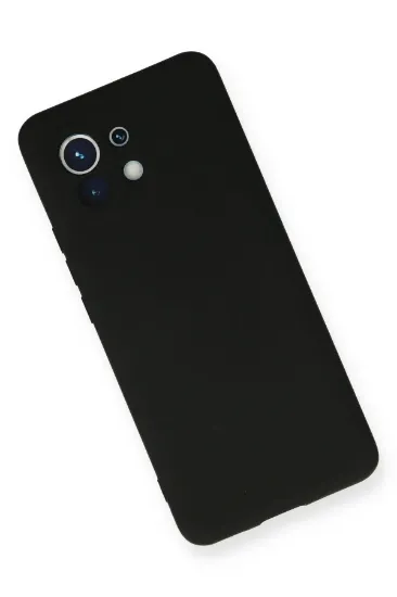 Newface Xiaomi Mi 11 Kılıf Nano içi Kadife Silikon - Siyah resmi