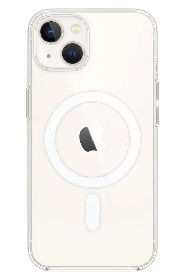 Newface iPhone 14 Plus Kılıf Magneticsafe Şeffaf Silikon - Şeffaf resmi