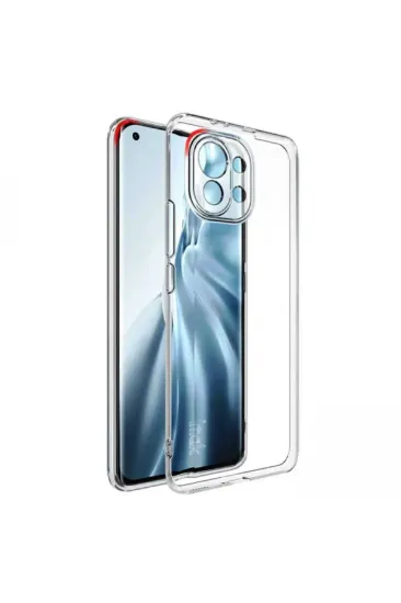 Newface Xiaomi Mi 11 Kılıf Lüx Şeffaf Silikon resmi