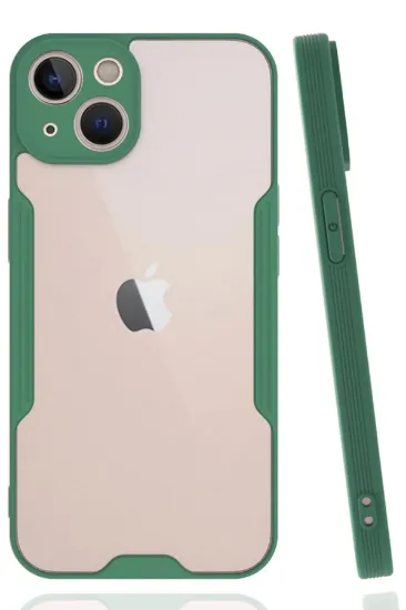 Newface iPhone 14 Kılıf Platin Silikon - Yeşil resmi