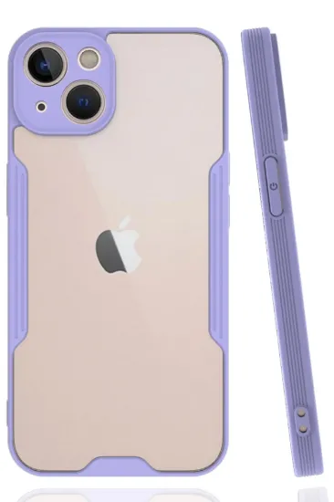 Newface iPhone 14 Plus Kılıf Platin Silikon - Lila resmi