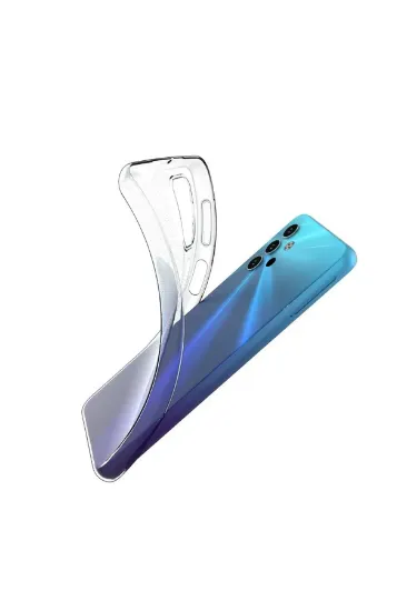 Newface Samsung Galaxy A32 5G Kılıf Lüx Şeffaf Silikon resmi