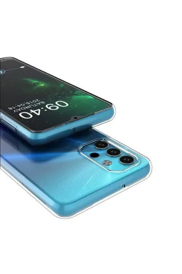 Newface Samsung Galaxy A32 5G Kılıf Lüx Şeffaf Silikon resmi